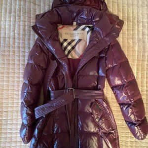 Burberry Brit Down Jacket - Bordeaux - XS
